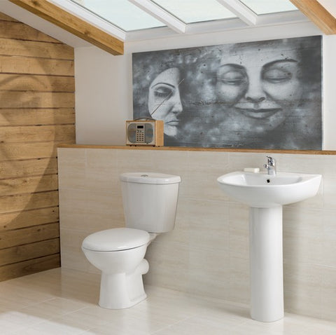 G4K Round Basin & Pedestal - 1 Tap Hole