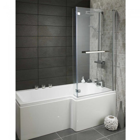 L Shape Bath, Screen & Panel