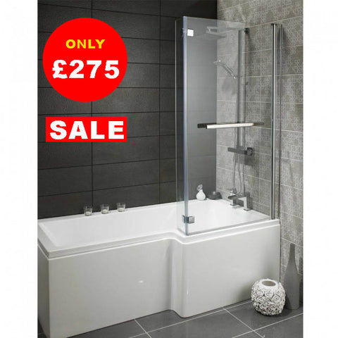 L Shape Bath, Screen & Panel