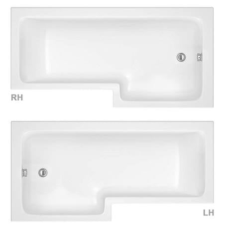 L Shape 1700mm Complete Bathroom Package