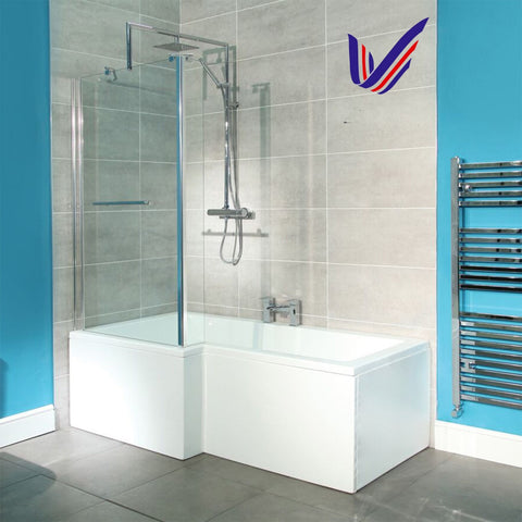 L Shape 1700mm Complete Bathroom Package