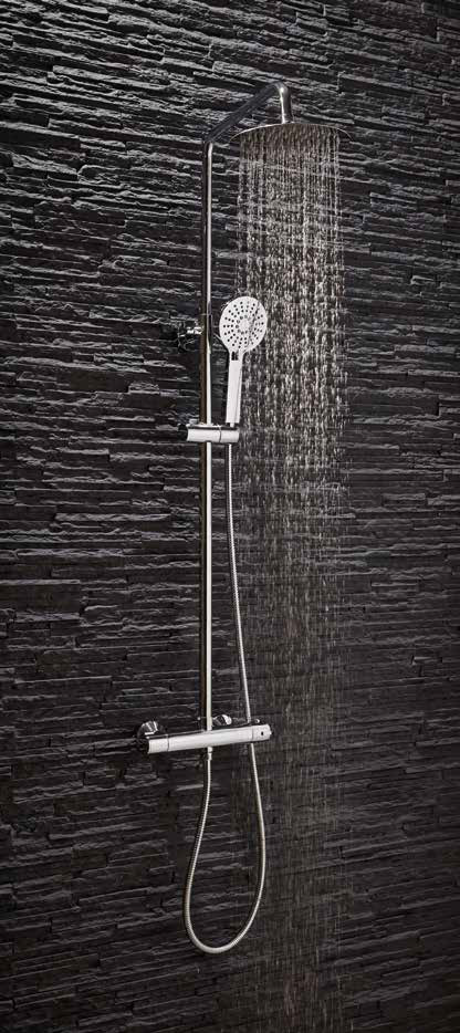 Middleton Round Rigid Riser Shower