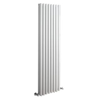 Virgo White Single Vertical Designer Radiator 1800mm(H) x 354mm(W)