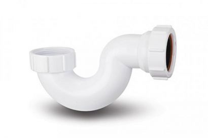 Bath Trap 40mm with 20mm Seal White