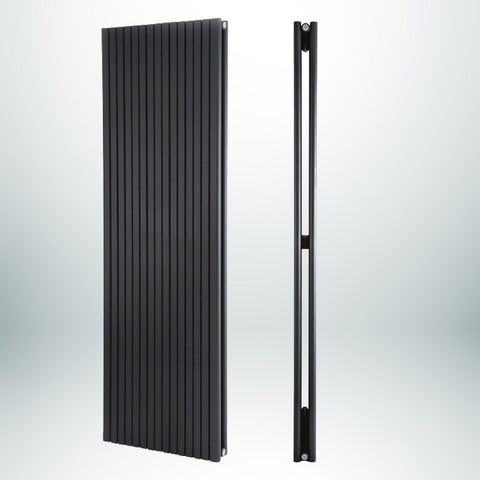 COLUMBA Double Vertical Anthracite 1800mm(H) x 300mm(W) Designer Radiator