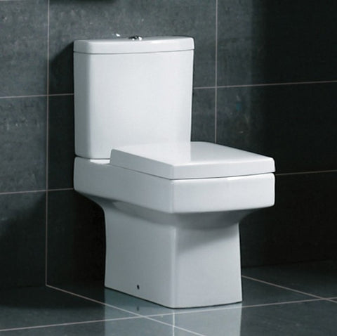 Embrace Geneo Close Coupled Toilet With Soft Close Seat