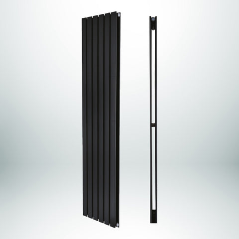 LEO Double Vertical Anthracite 1800mm(H) x 280mm(W) Designer Radiator