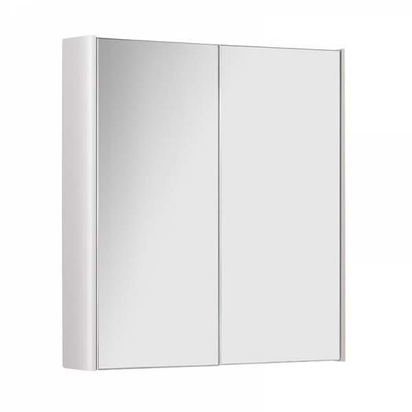 Metro 500mm White Mirror Cabinet - White
