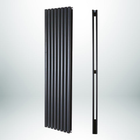 Orion Double Vertical Anthracite 1800mm(H) x 354mm(W) Designer Radiator