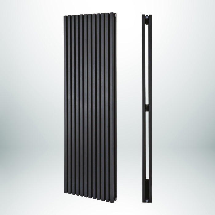 Tucana Double Vertical Anthracite 1800mm(H) x 300mm(W) Designer Radiator