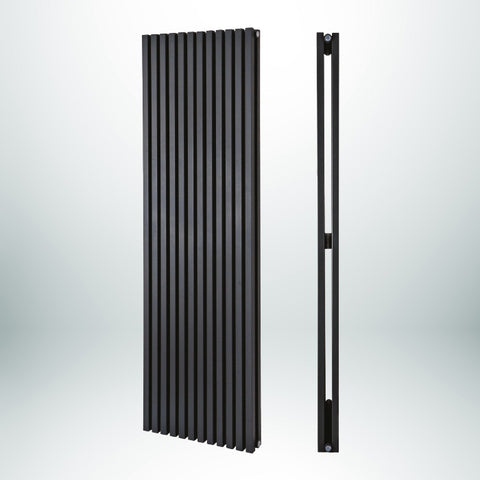 Tucana Double Vertical Anthracite 1800mm(H) x 300mm(W) Designer Radiator